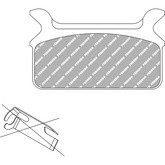 Pastiglie Freno Ferodo Platinum Road FDB485P Posteriore per HARLEY DAVIDSON  FLHR 1340 ELECTRA GLIDE ROAD KING 1340 1994 - 1998